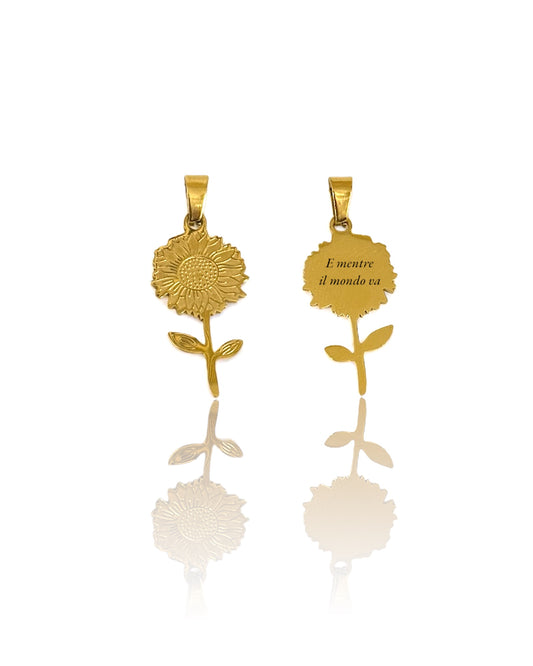 🌻 Ciondolo Rifiorire – Personalizzabile con incisione ✨