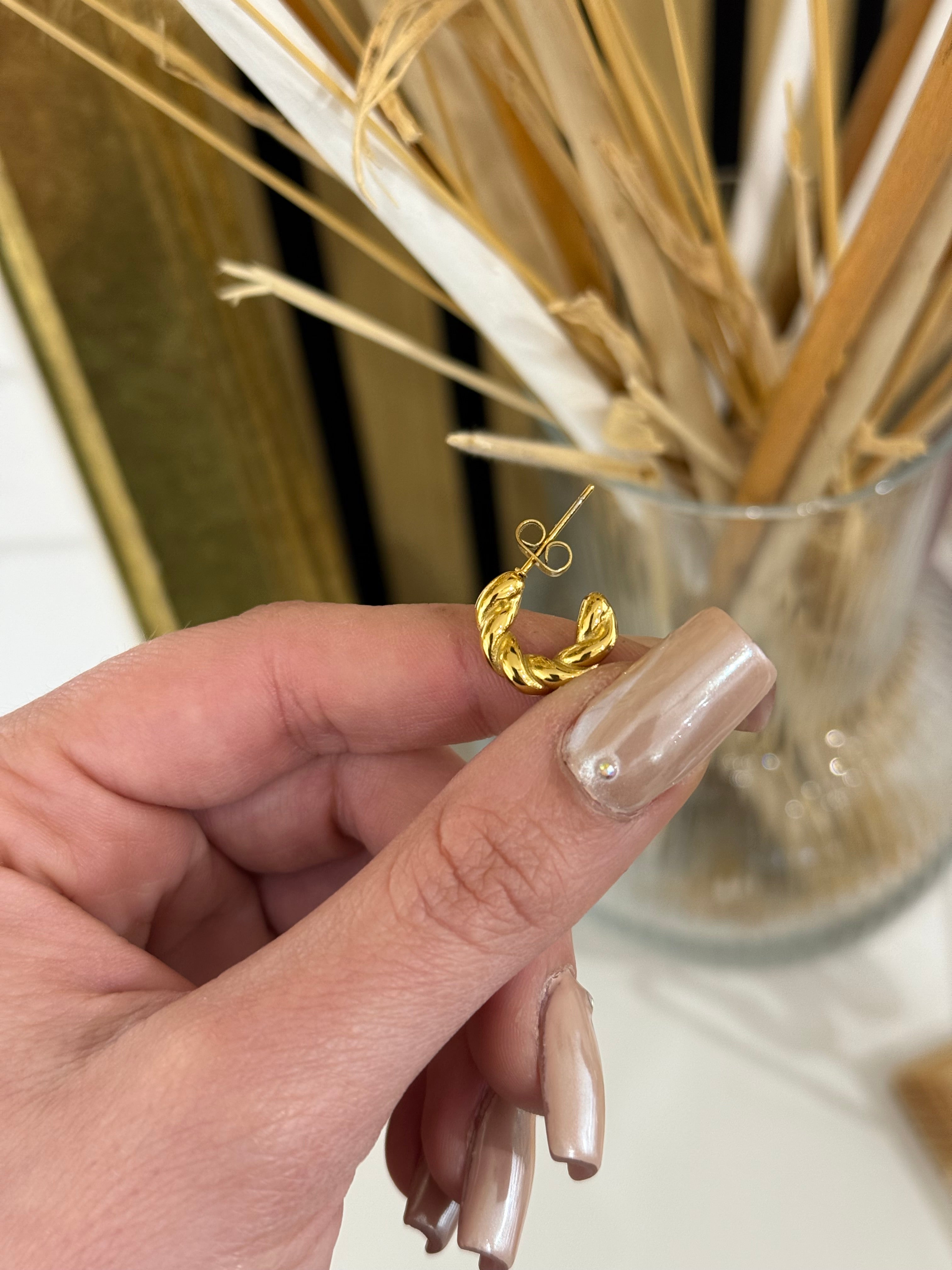 Orecchini croissant baby - Bilè