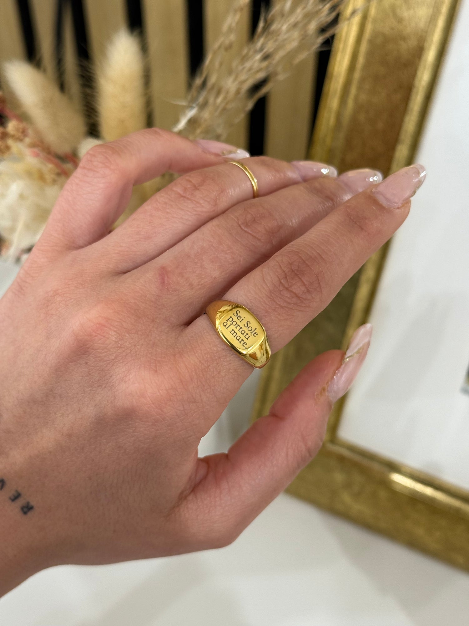 Anello Dedicati Un messaggio personalizzabile - Bilè