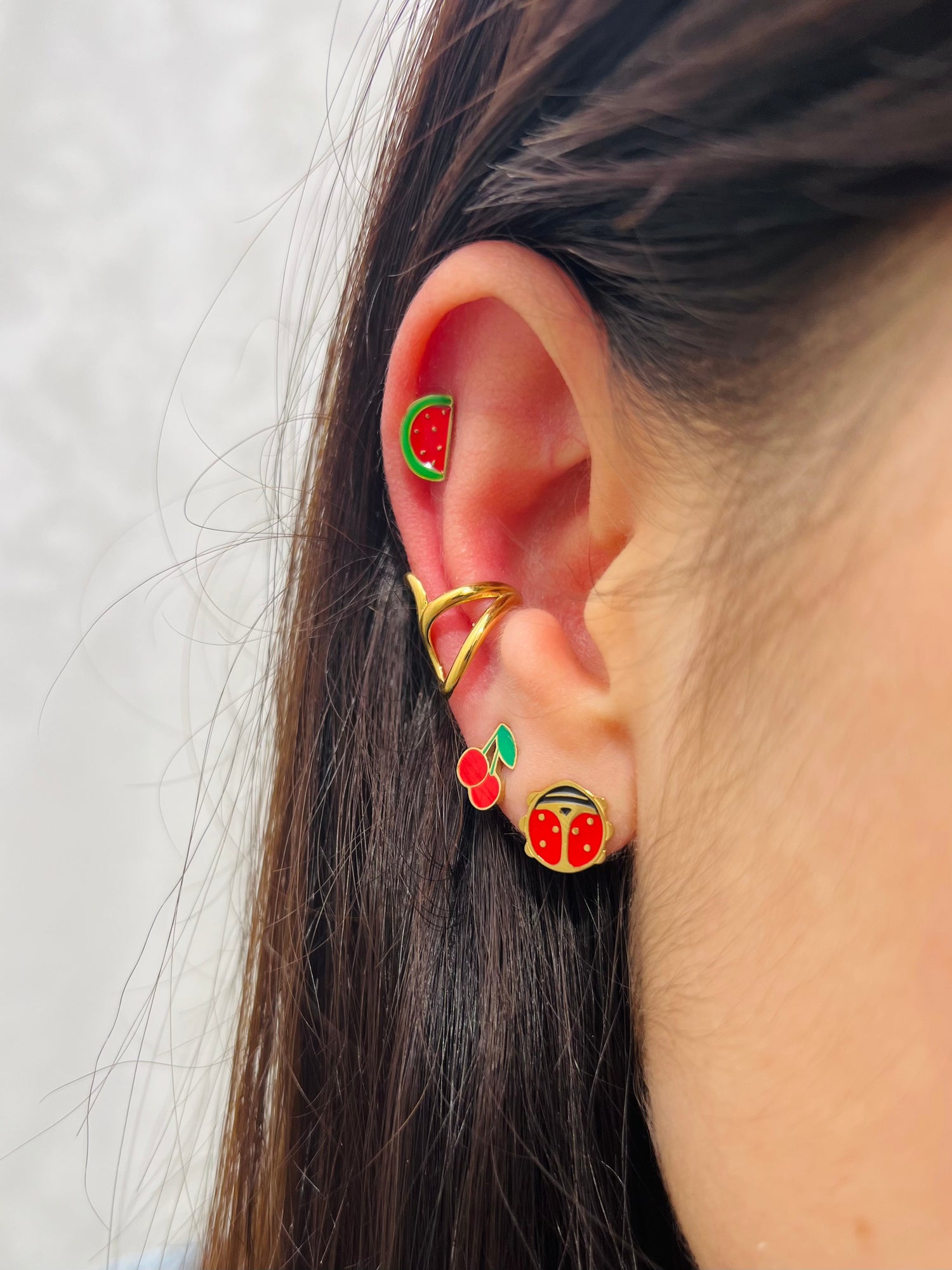 Orecchini Mini coccinelle