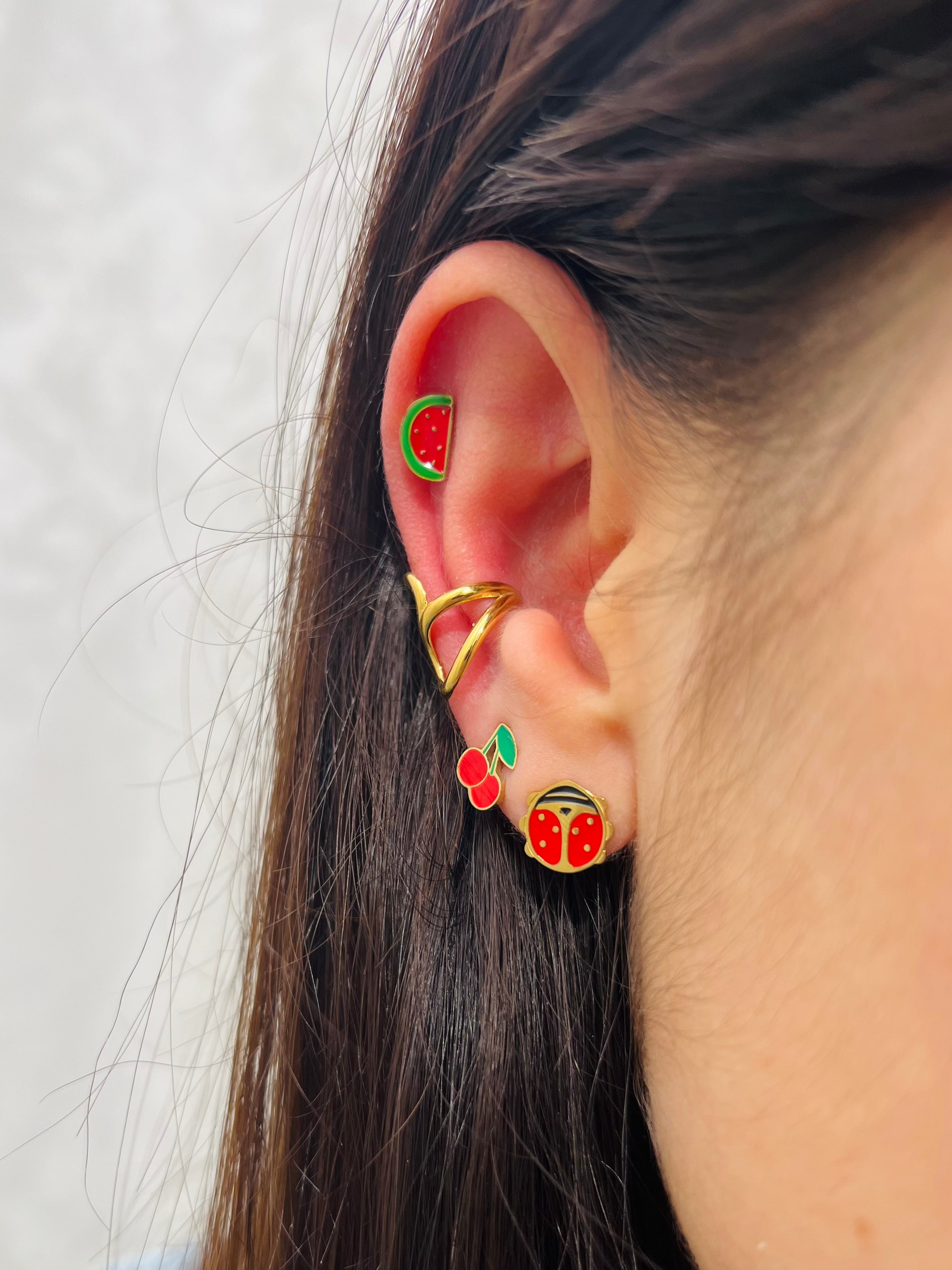 Orecchini Mini coccinelle