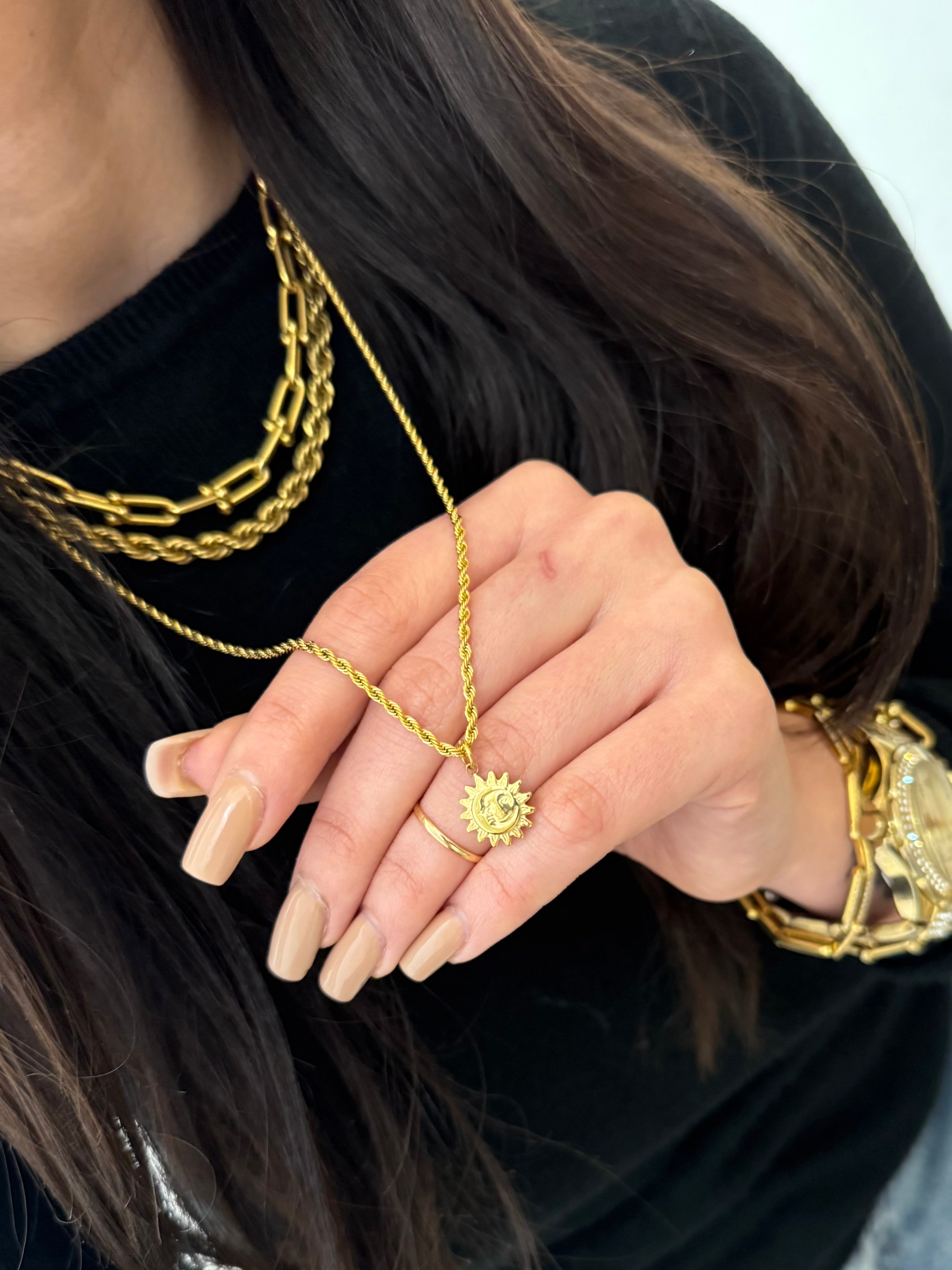 Ciondolo Sun&amp;Moon - Bilè