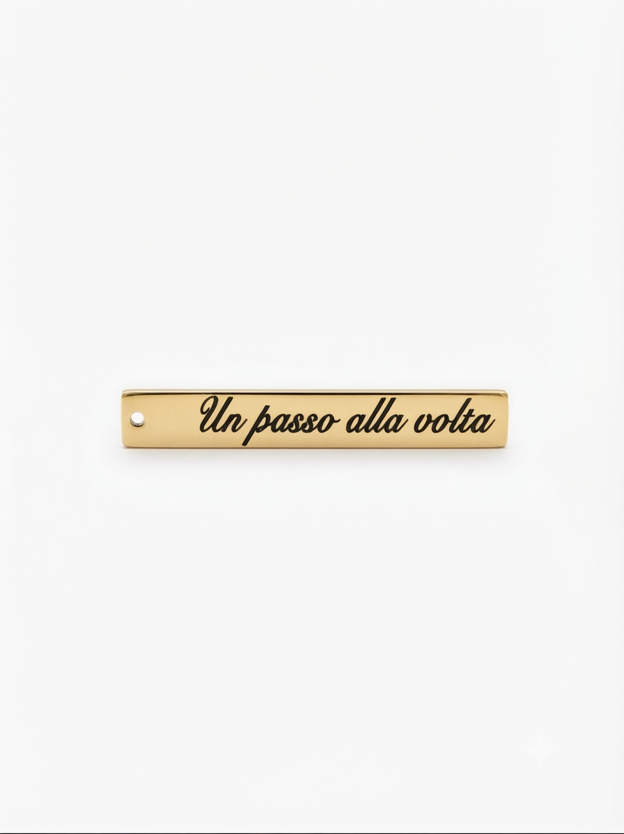 Ciondolo "Un passo alla volta"