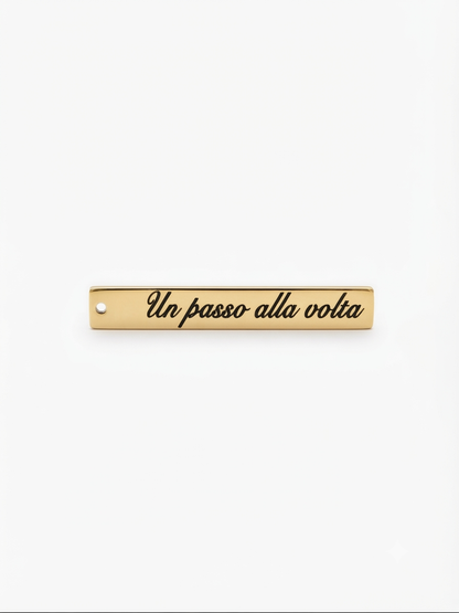 Ciondolo "Un passo alla volta"