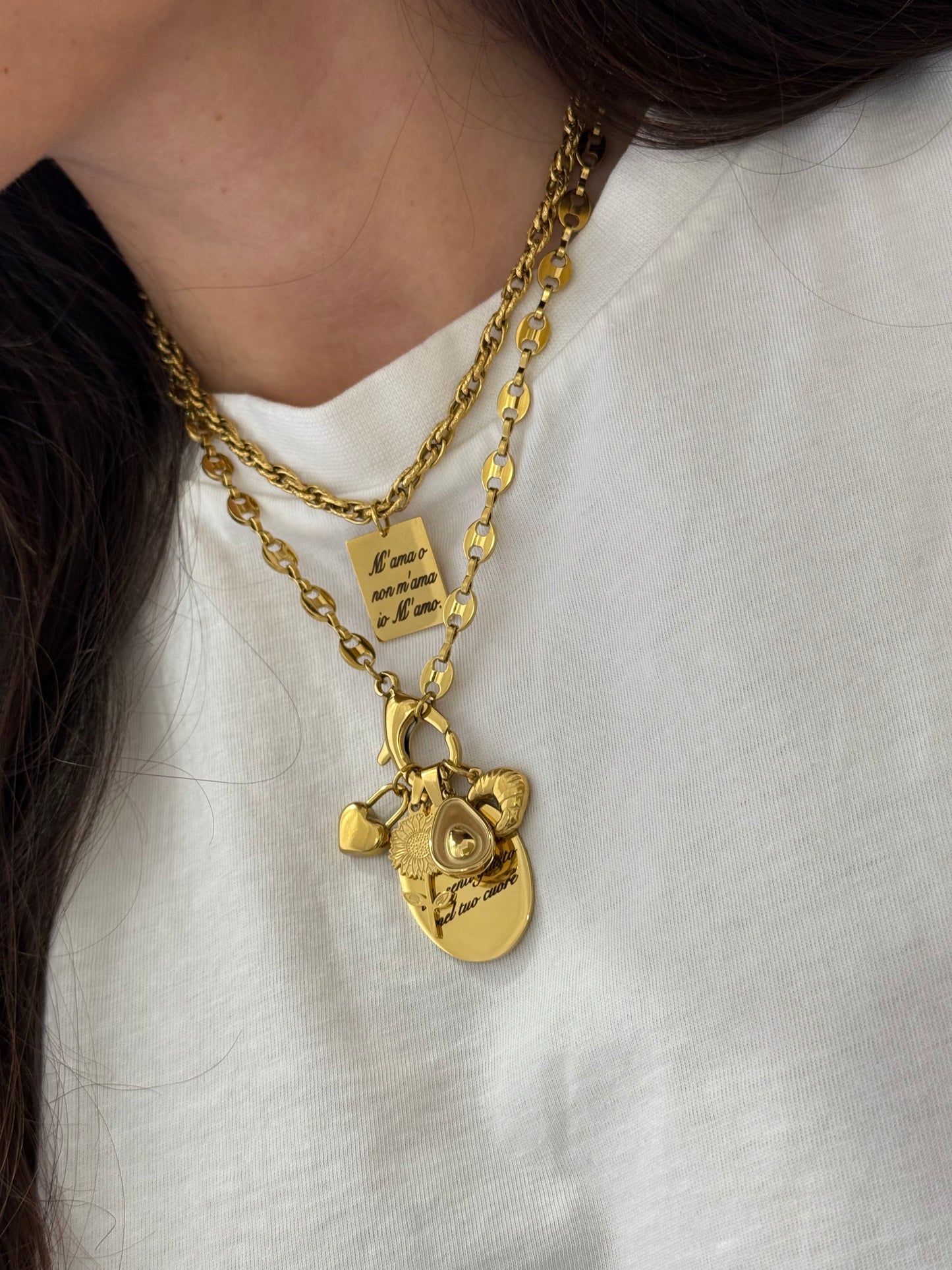 Ciondolo In Fondo al Cuore
 personalizzabile