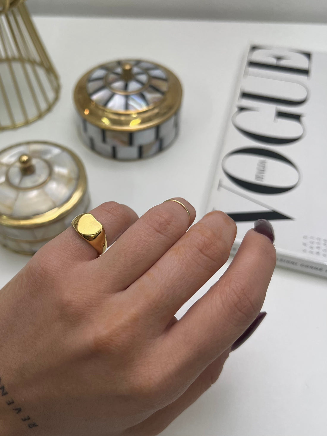 Anello heart mignolo - Bilè