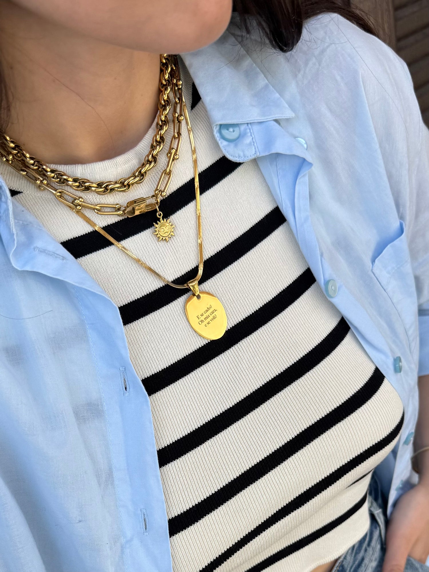Base Collana Snake martellata personalizzabile - Bilè