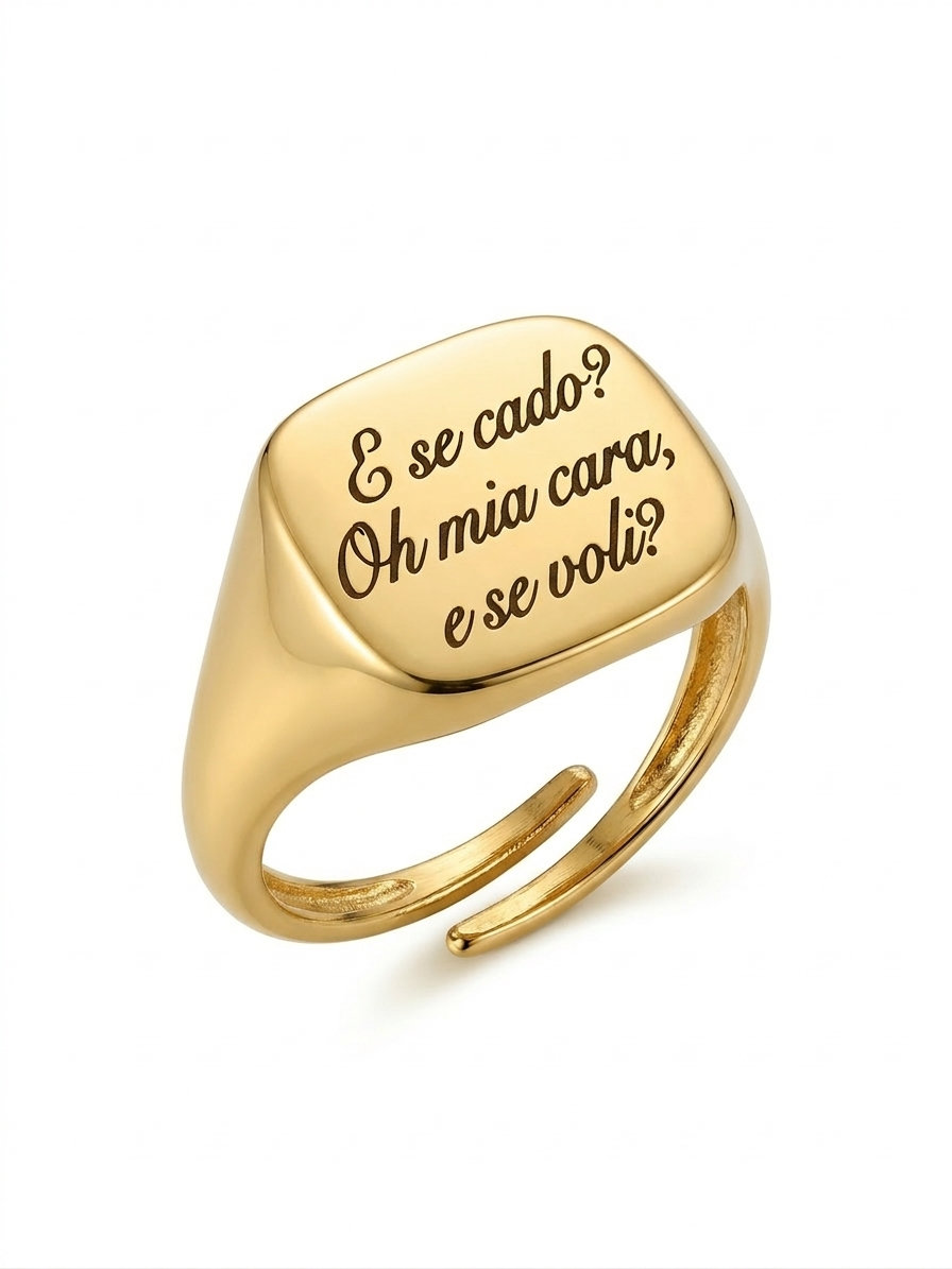 Anello Capitolo della Mia Vita – Personalizzabile