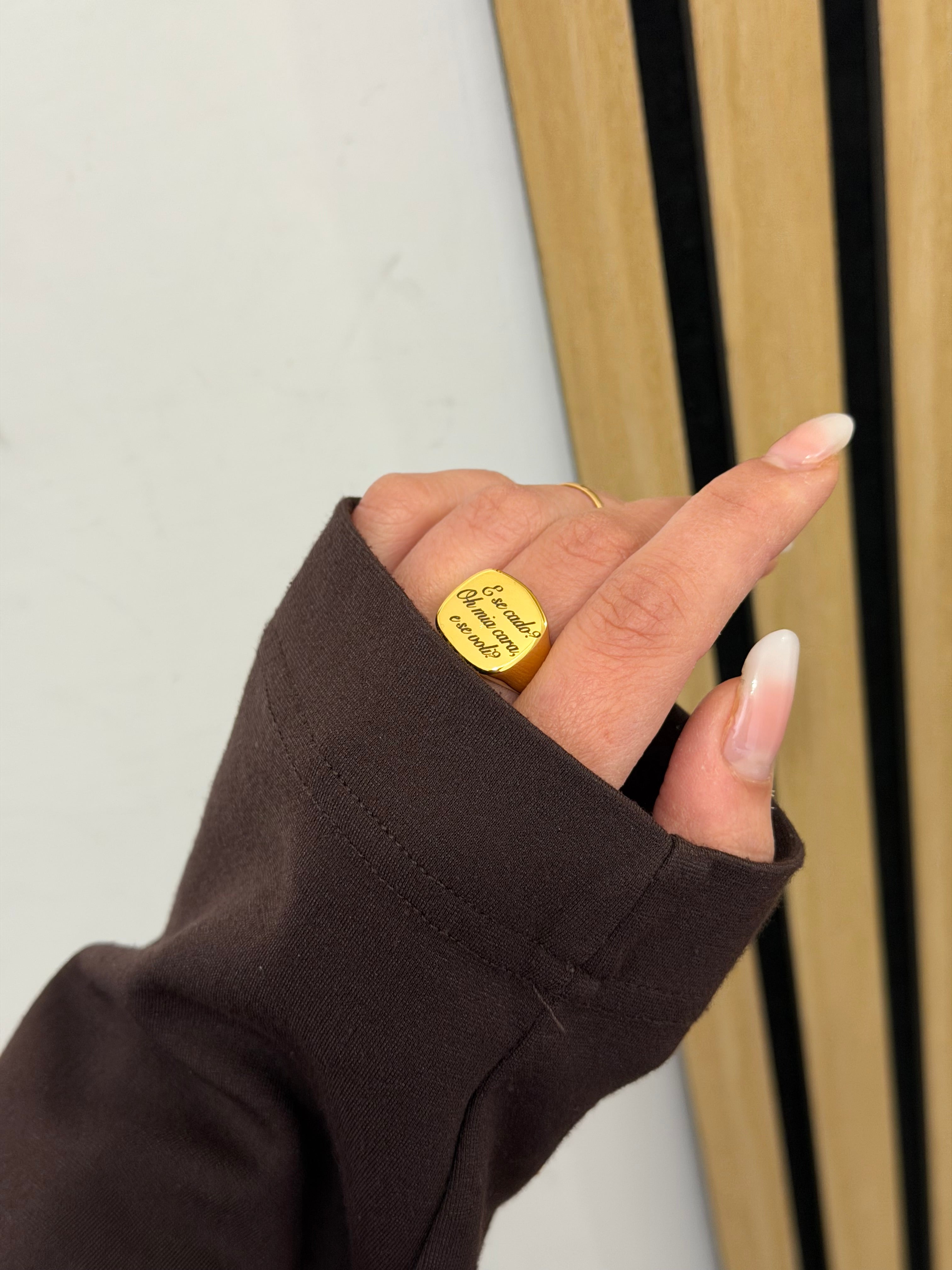 Anello Capitolo della Mia Vita – Personalizzabile