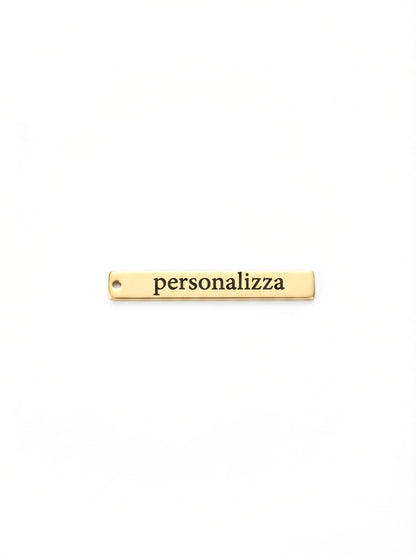 Ciondolo breve ma intenso personalizzabile