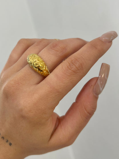 Anello Bomb Martellato