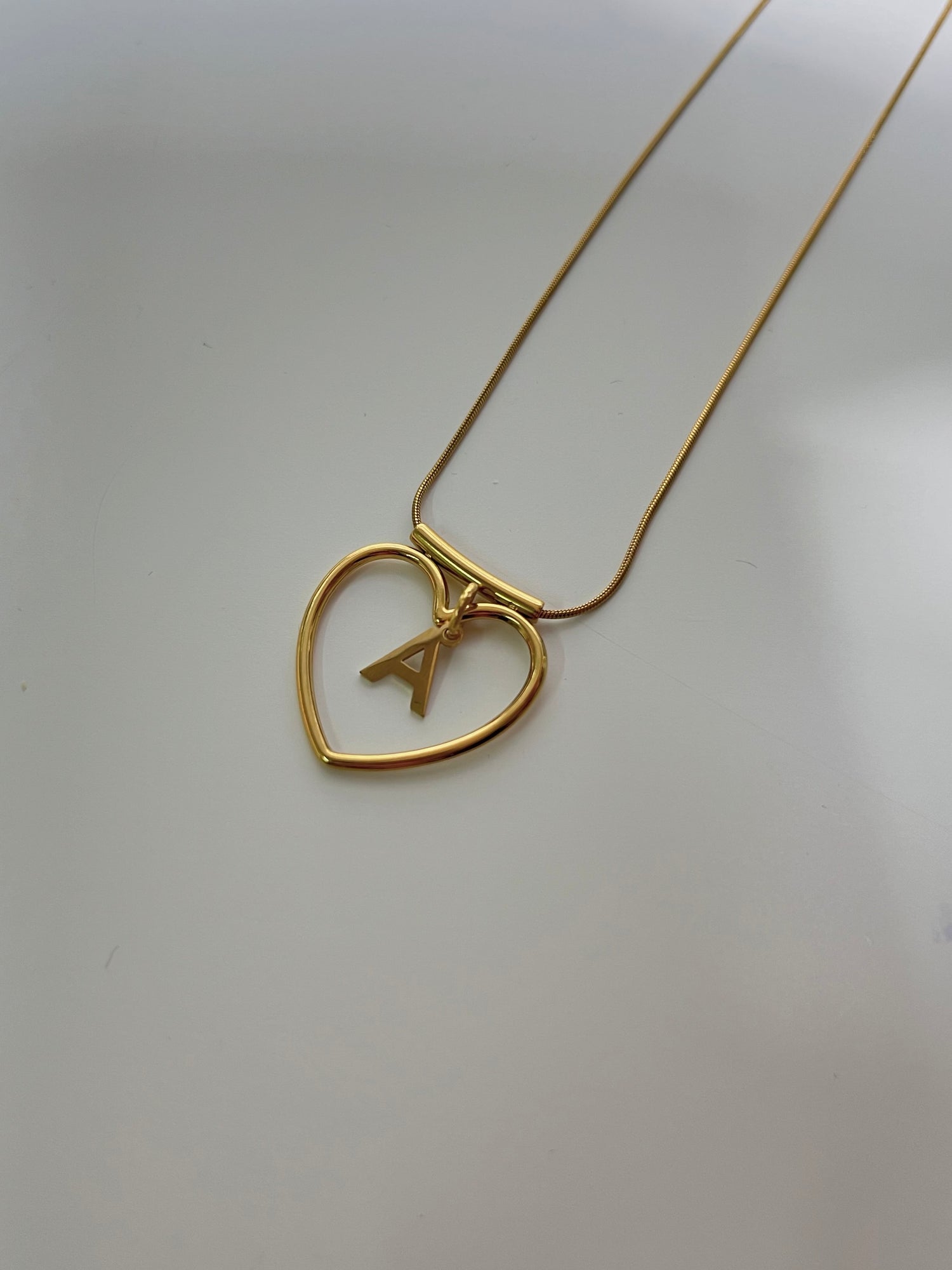 Collana cuore vuoto personalizzabile