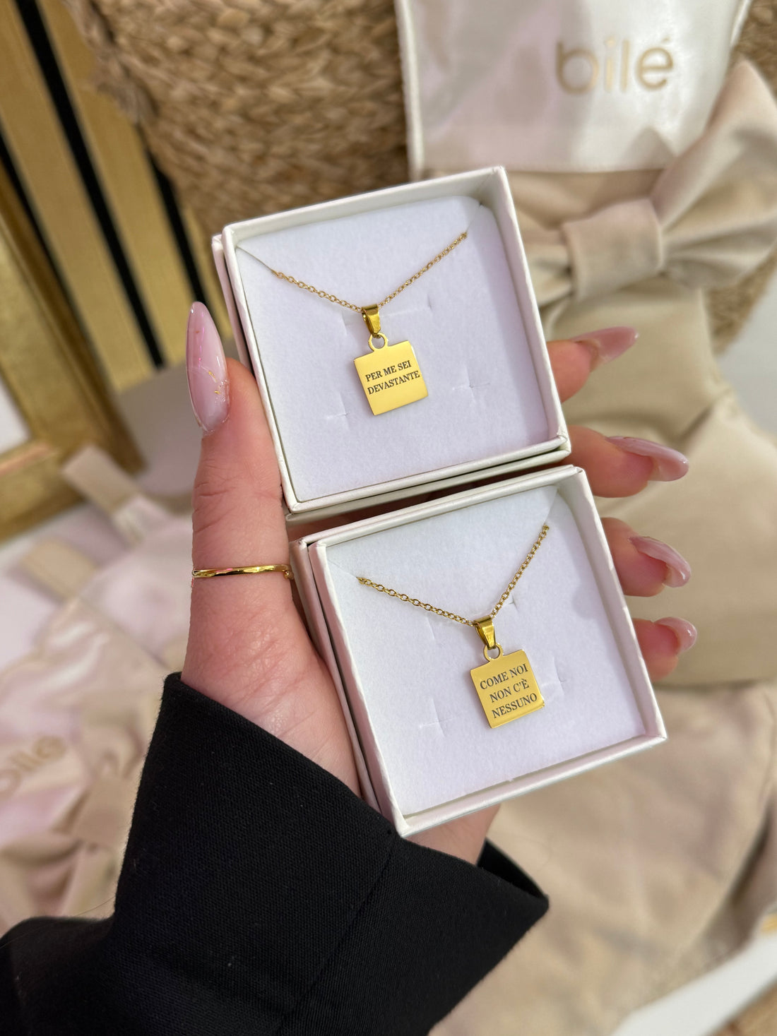 Collana Dedica Personalizzabile - Bilè