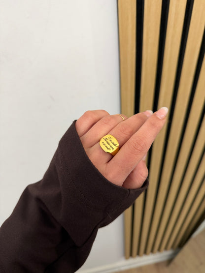 Anello Capitolo della Mia Vita – Personalizzabile
