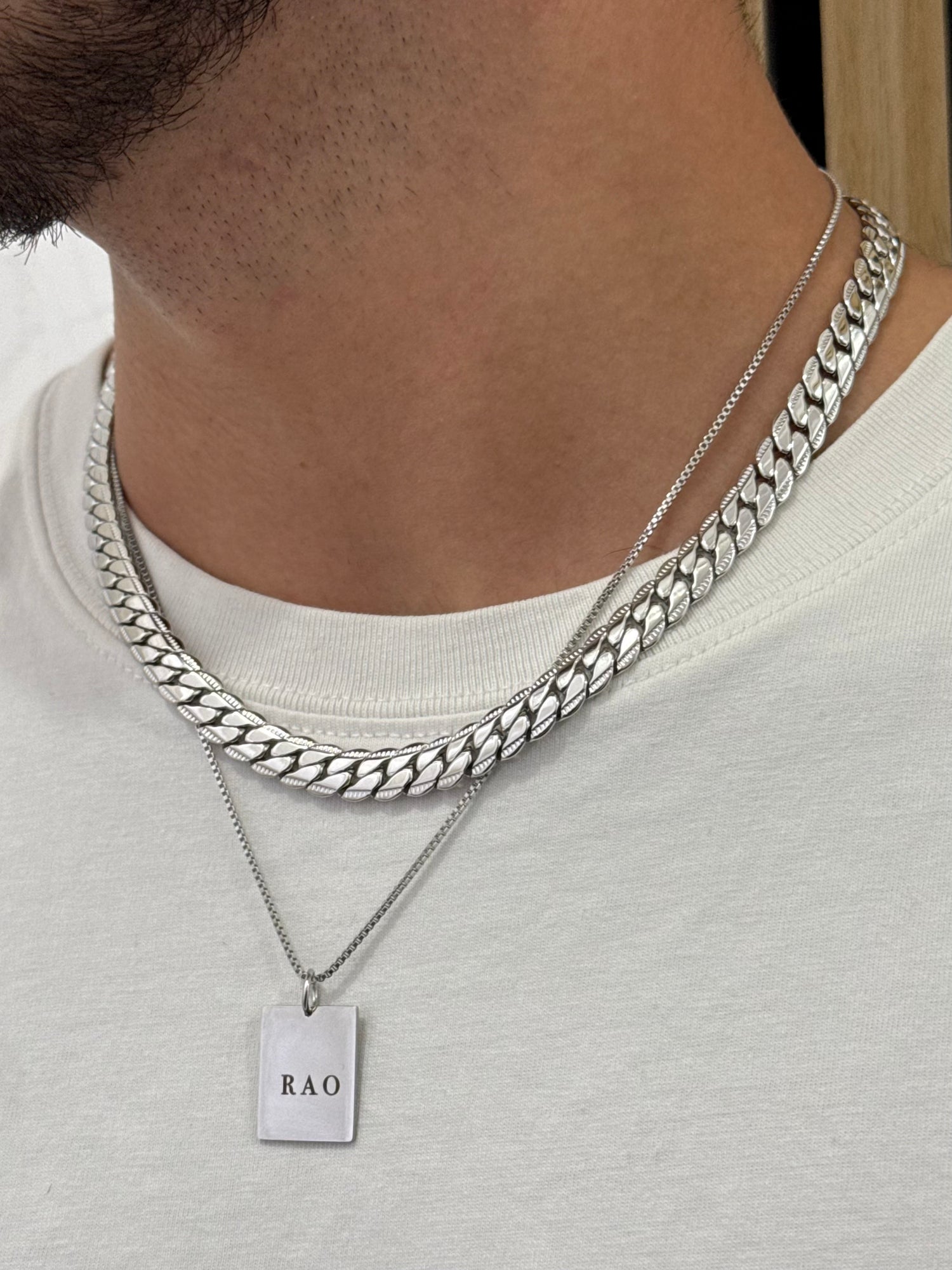 Ciondolo raccontami di te unisex personalizzabile - Bilè