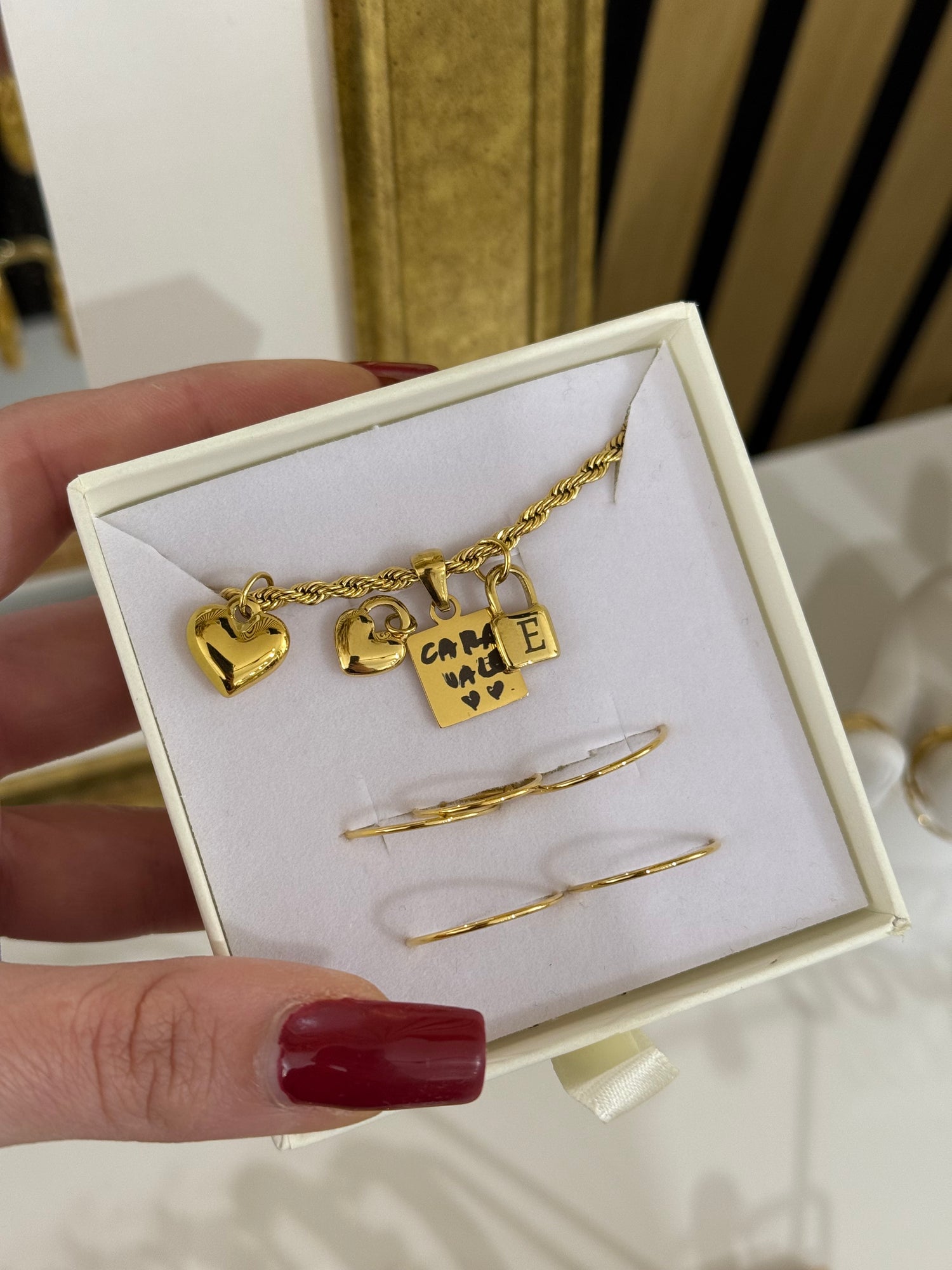 Ciondolo Lucchetto personalizzabile - Bilè