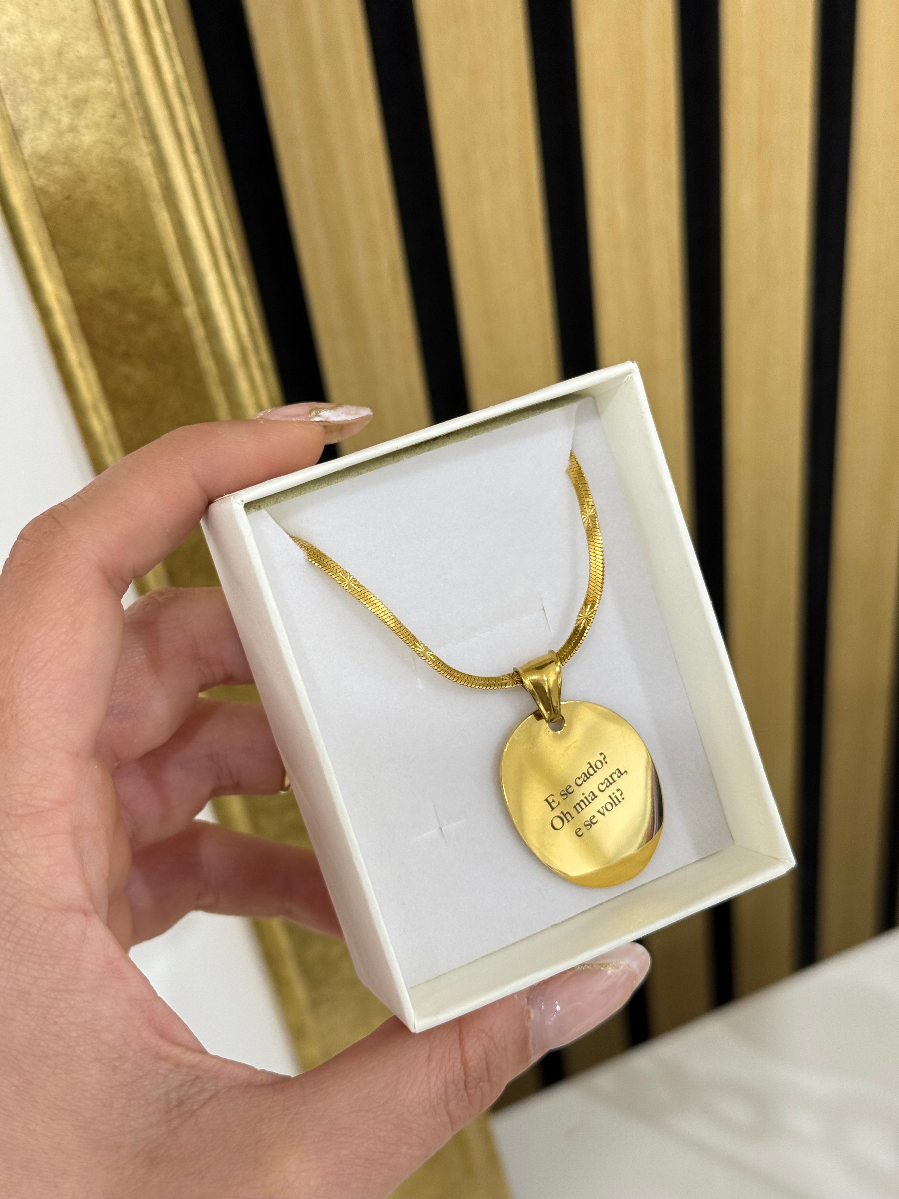 Base Collana Snake martellata personalizzabile - Bilè