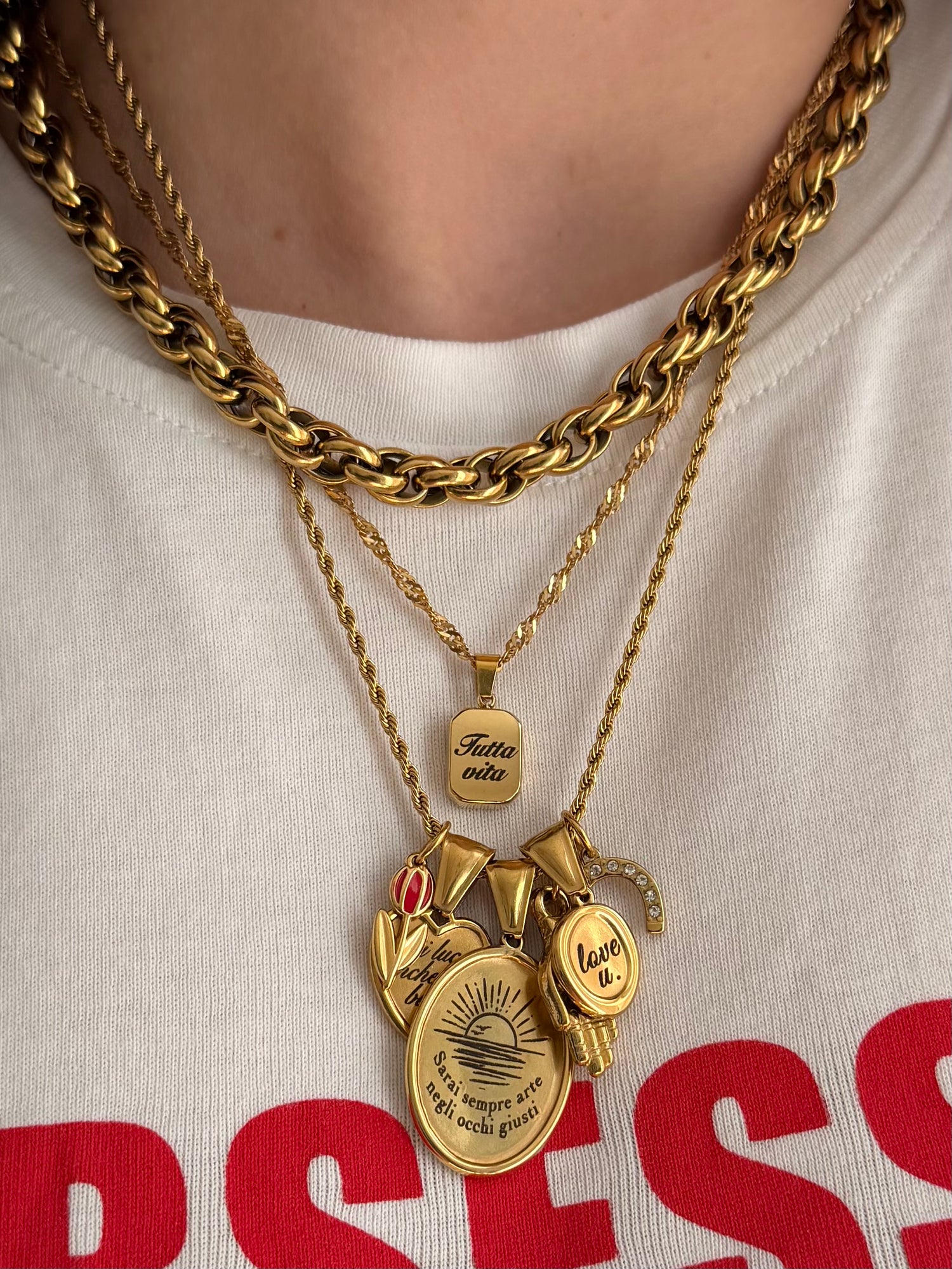 Ciondolo sarai sempre arte negli occhi giusti