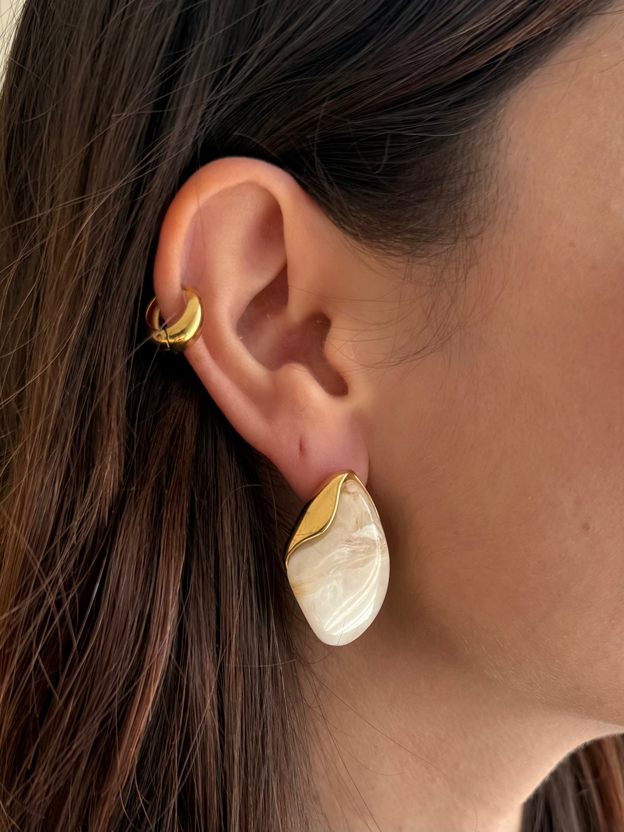 Orecchini Zante White