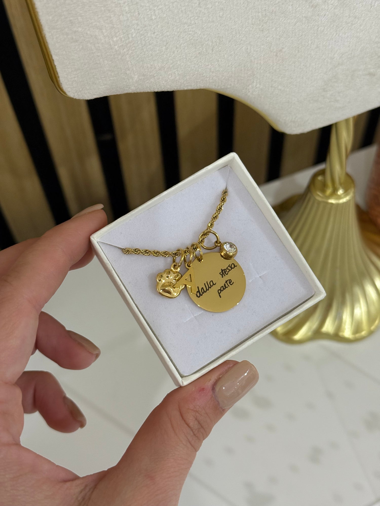 Ciondolo Dedica Tondo personalizzata leggi la descrizione - Bilè