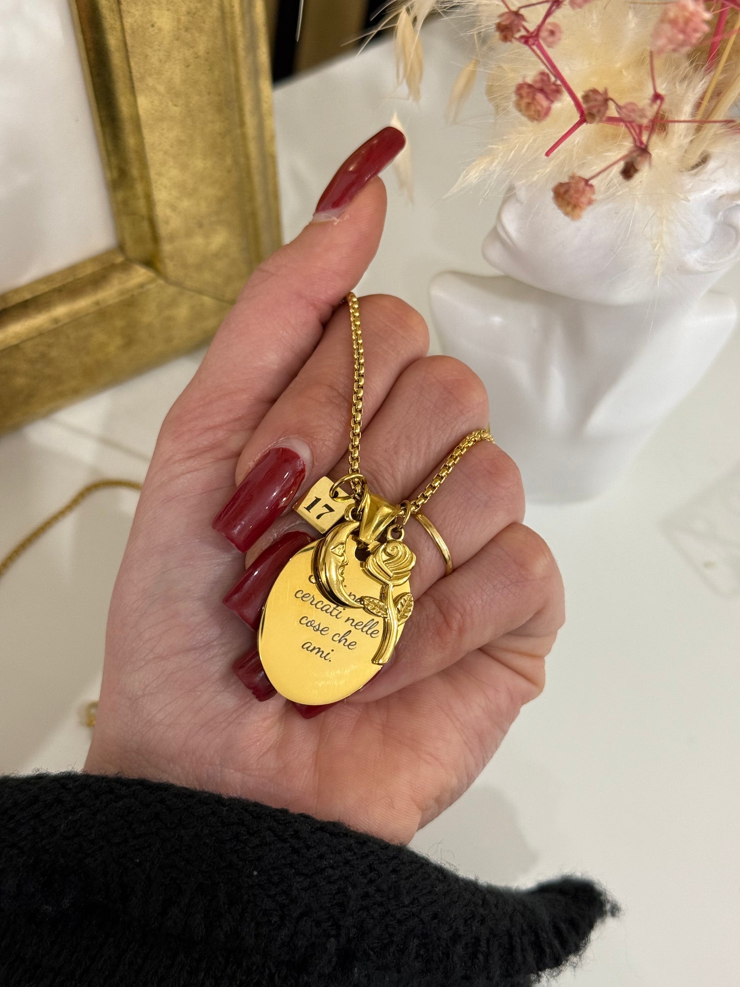 Ciondolo mezza luna - Bilè