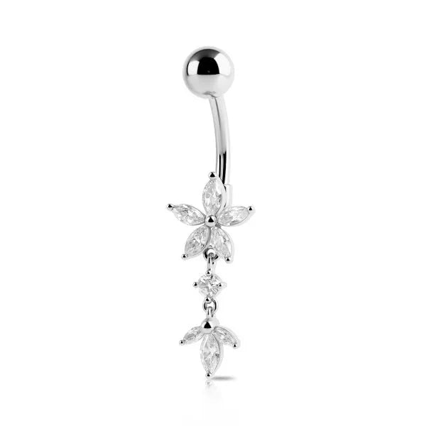 Piercing All’ombelico Flowers pendenti