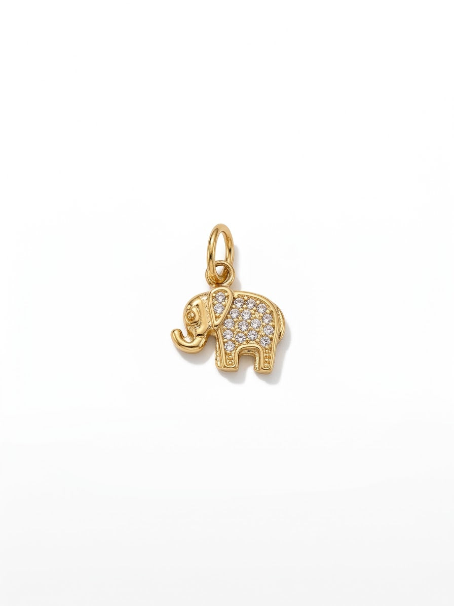 Ciondolo Elephant Zirconato
