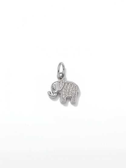 Ciondolo Elephant Zirconato