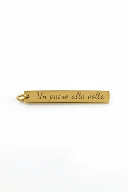 Ciondolo breve ma intenso personalizzabile