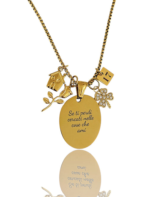 Collana L'arte di perdersi e ritrovarsi Gold