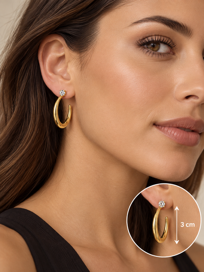 Orecchini line Shine
