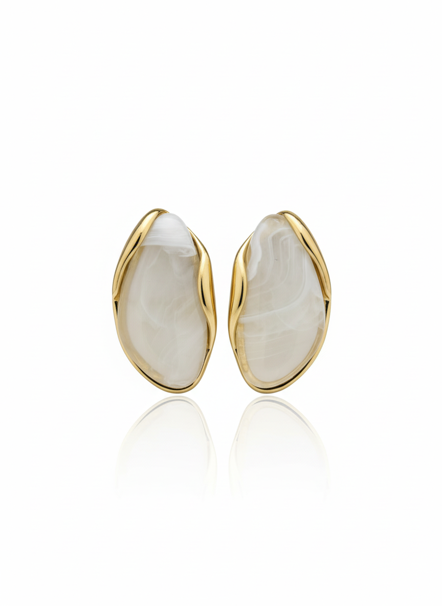 Orecchini Cartaghena white