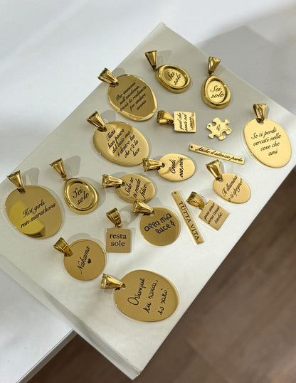 Ciondolo Vintage personalizzabile (leggi la descrizione) - Bilè