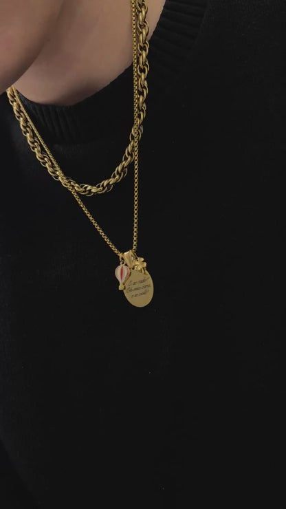 Ciondolo "E se cado? Oh mia cara, e se voli?"