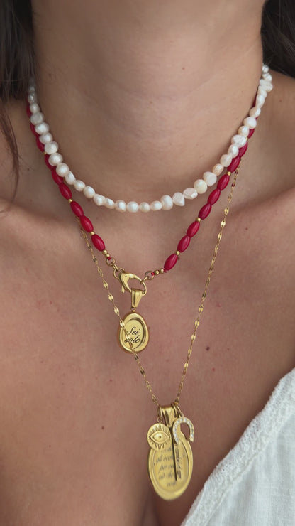 Collana in perle d’acqua dolce girocollo