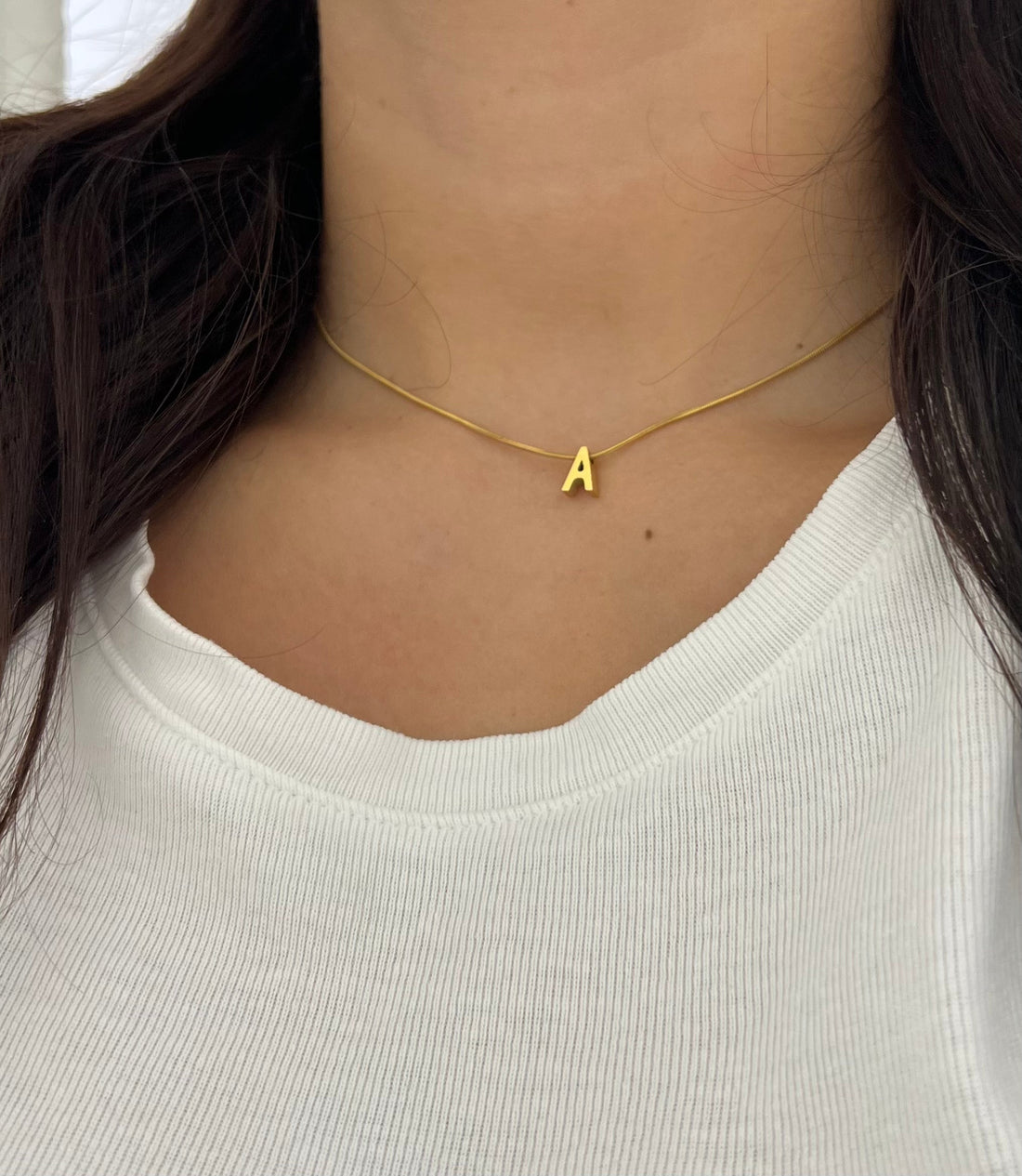 Collana personalizzabile con iniziale - Bilè