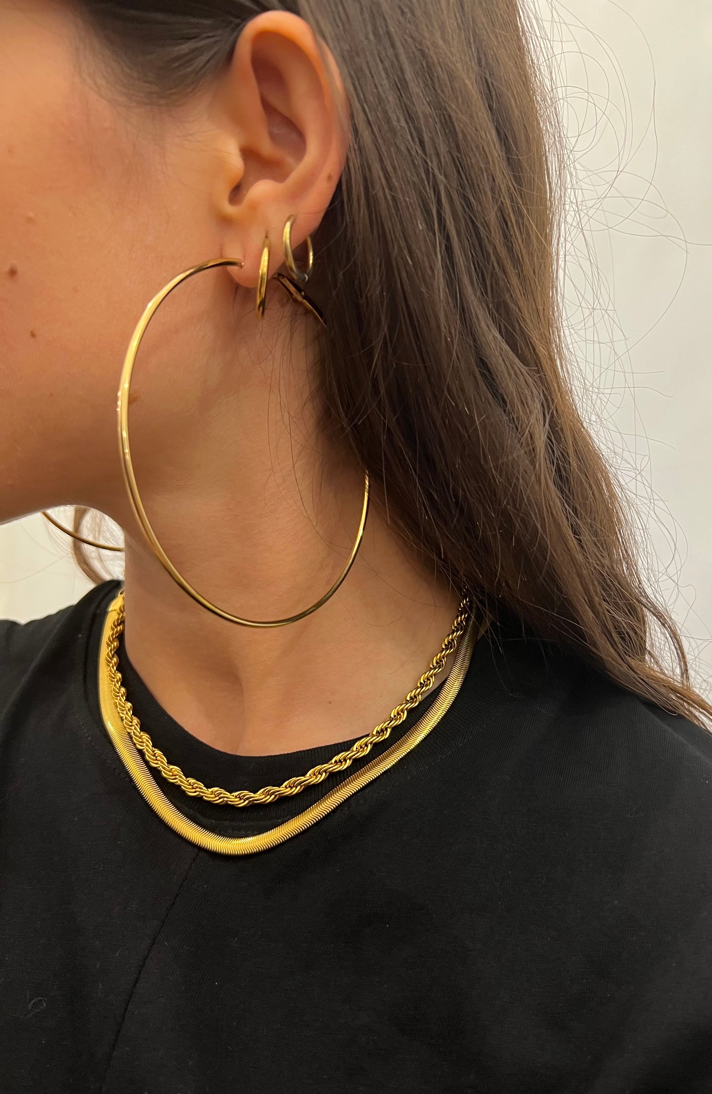 Cerchi Sottili Large - Bilè