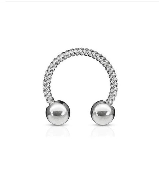 PIERCING CIRCULAR BARBELL CON SFERE