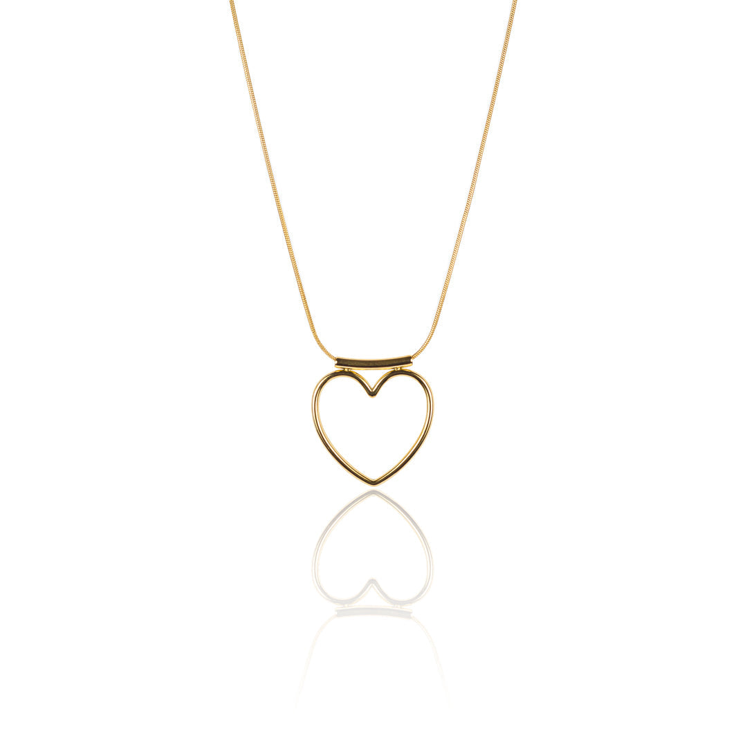 Collana Cuore vuoto - Bilè