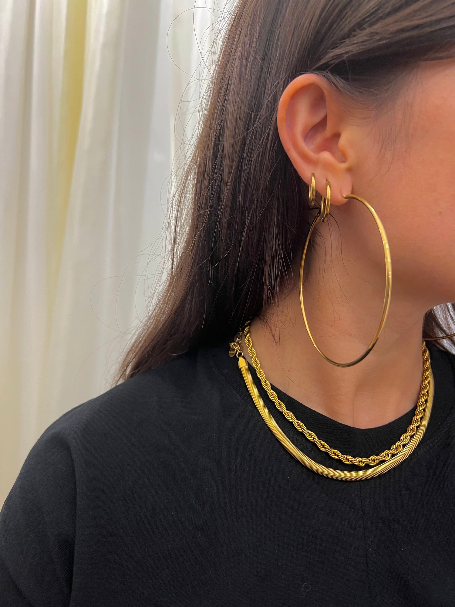 Cerchi Sottili Large - Bilè